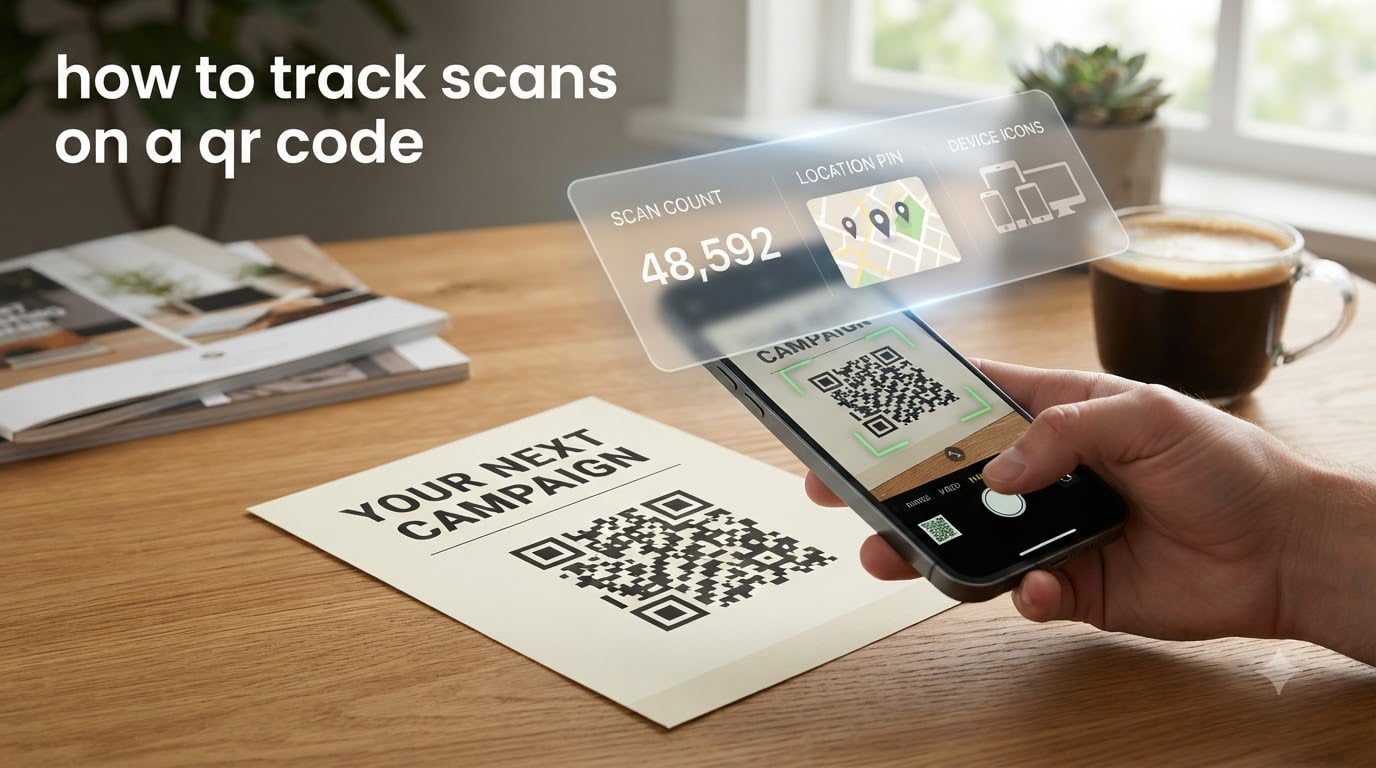 how to track scans on a qr code