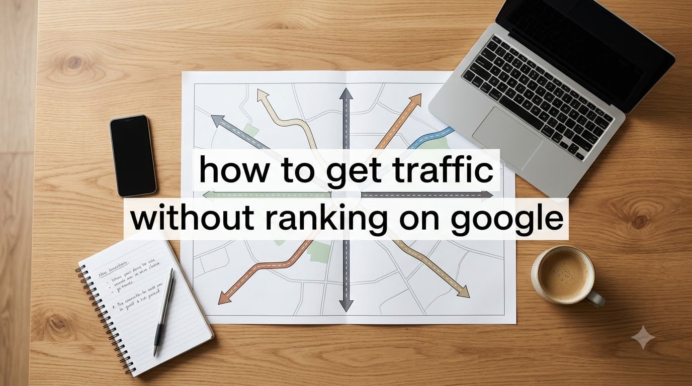 how to get traffic without ranking on google