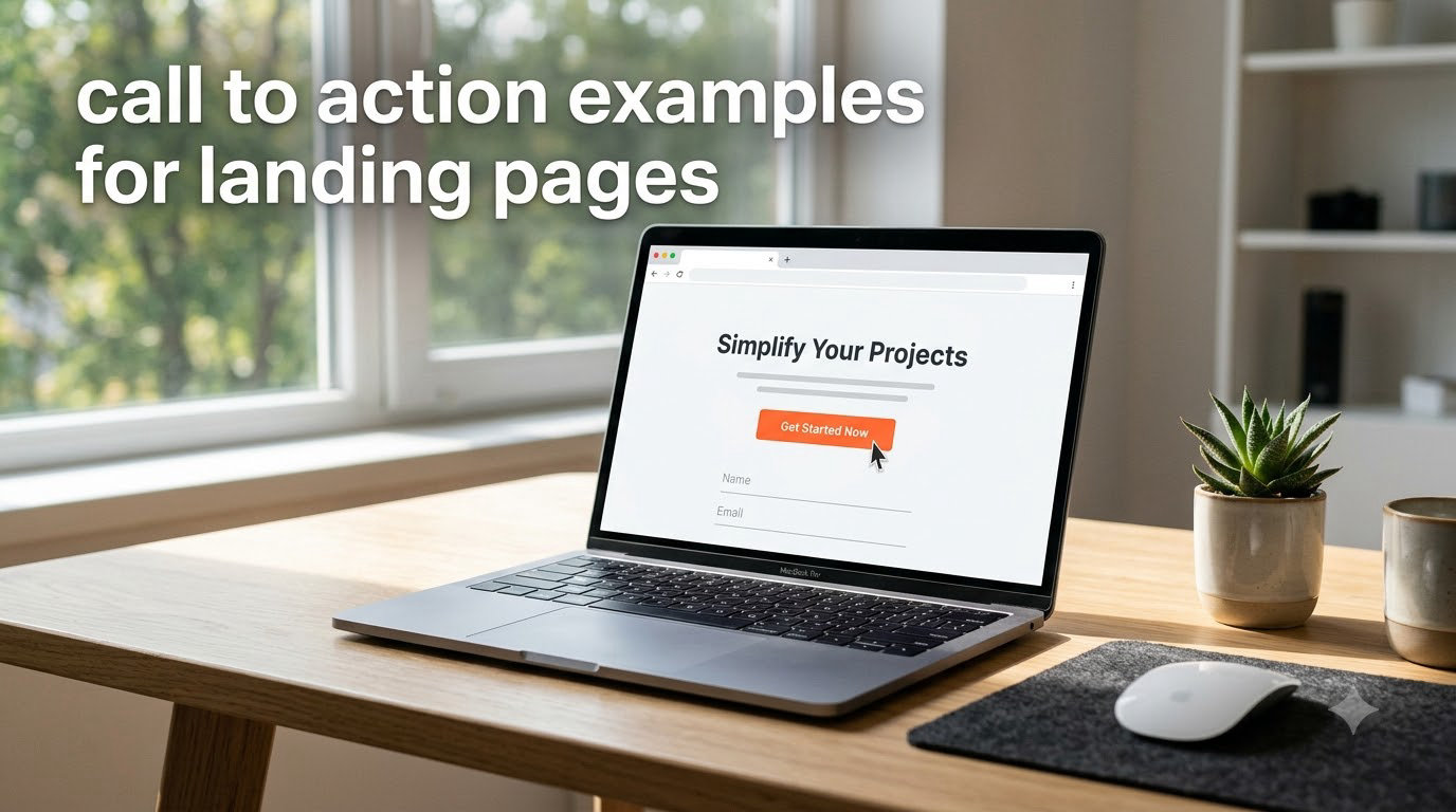 call to action examples for landing pages