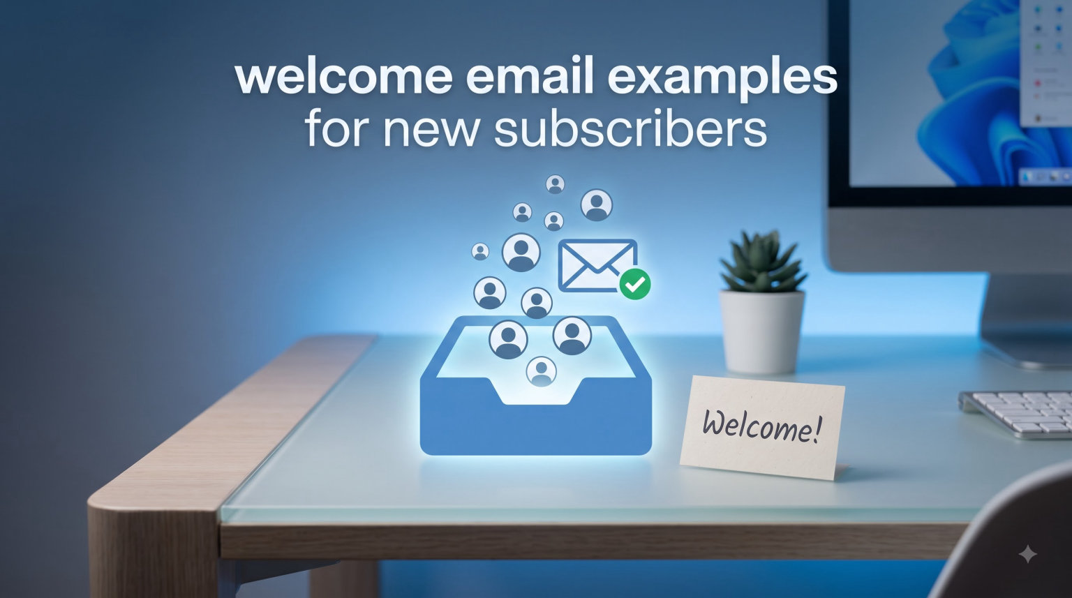 welcome email examples for new subscribers