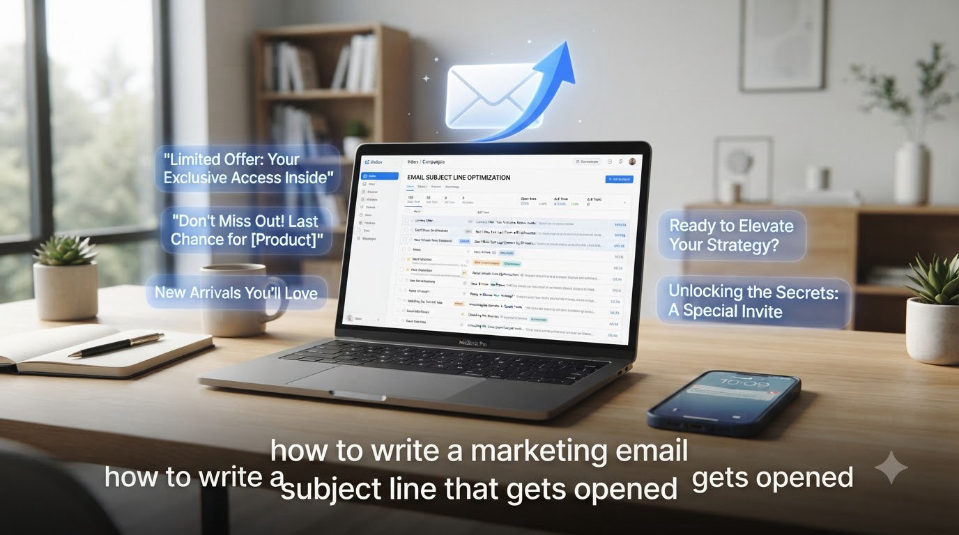 how to write a marketing email subject line that gets opened