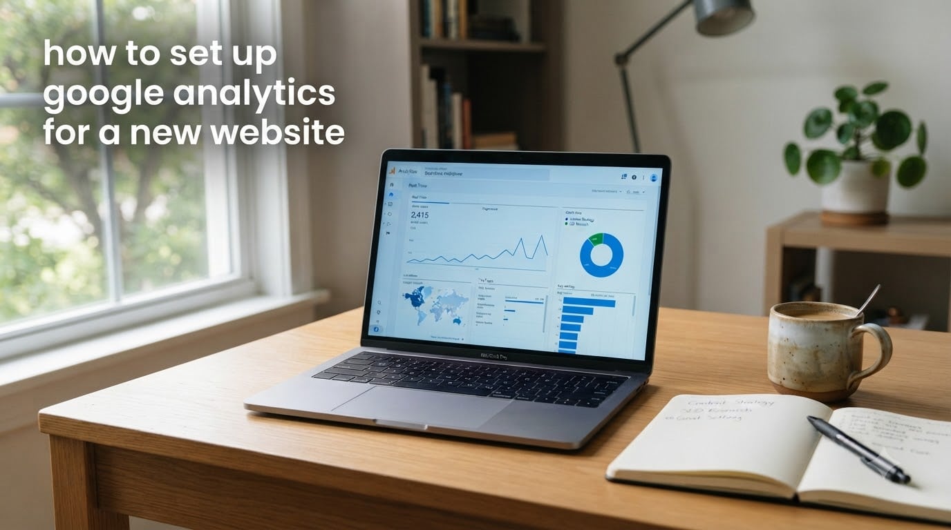how to set up google analytics for a new website