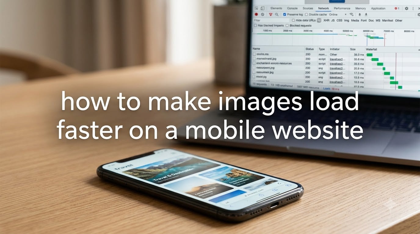 how to make images load faster on a mobile website