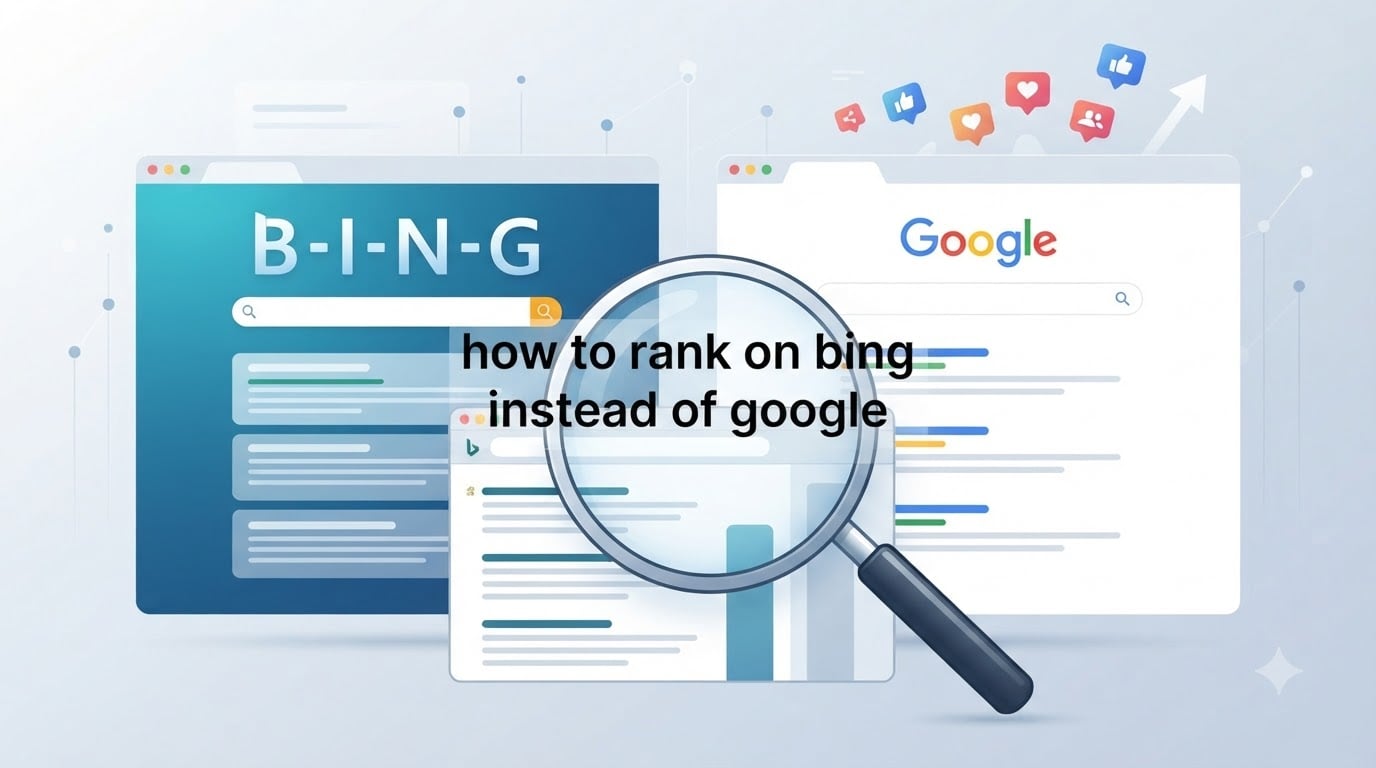 how to rank on bing instead of google
