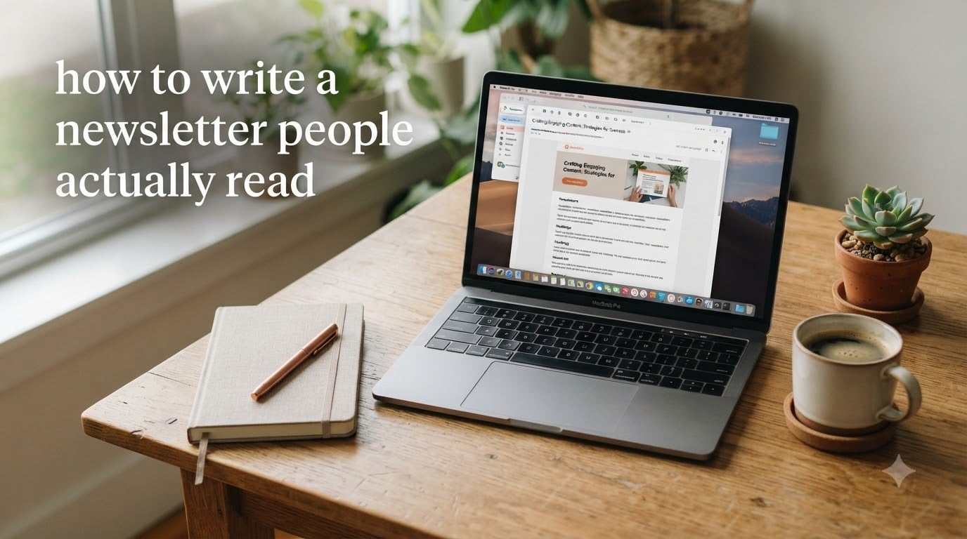 how to write a newsletter people actually read