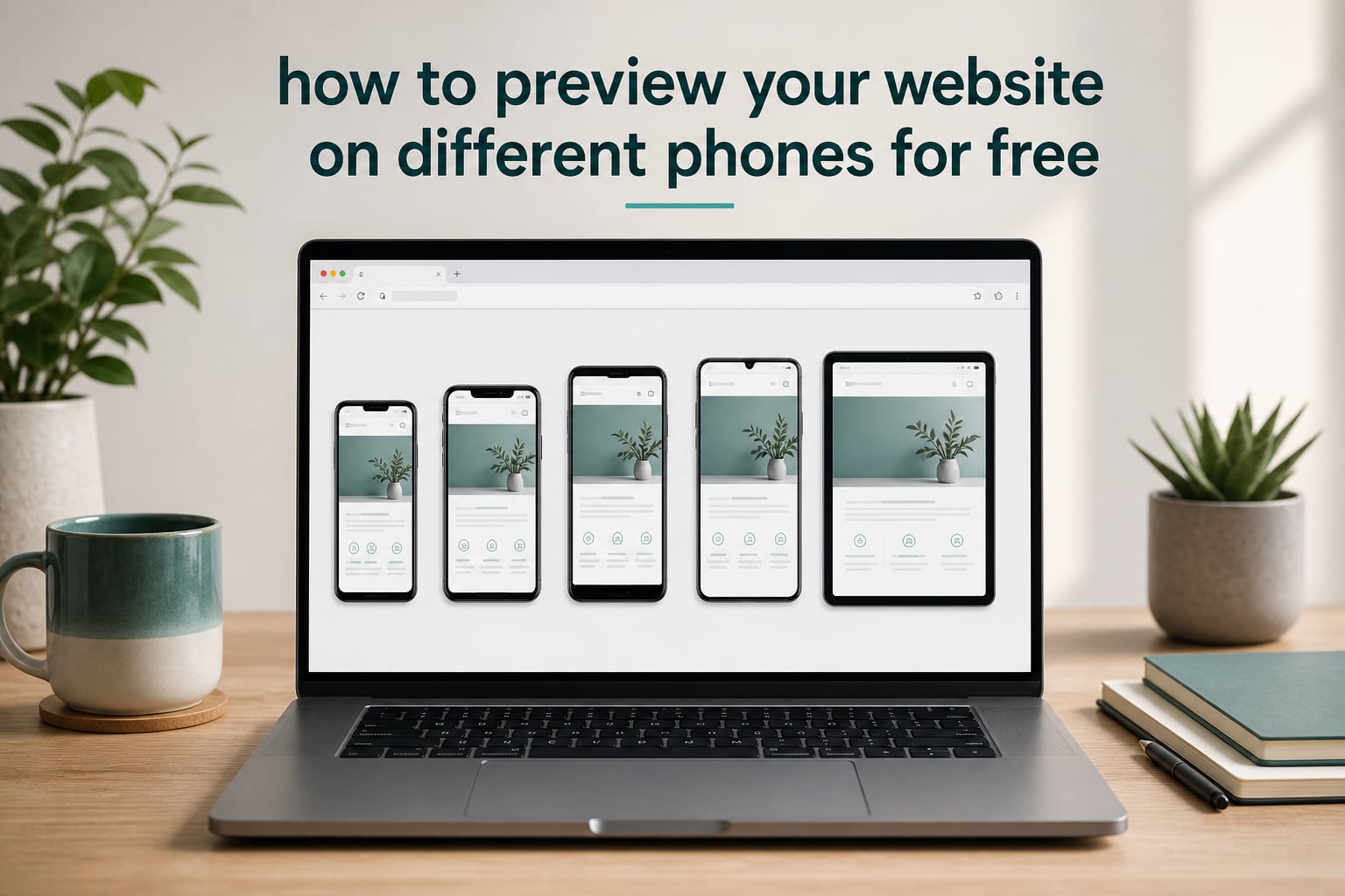 how to preview your website on different phones for free