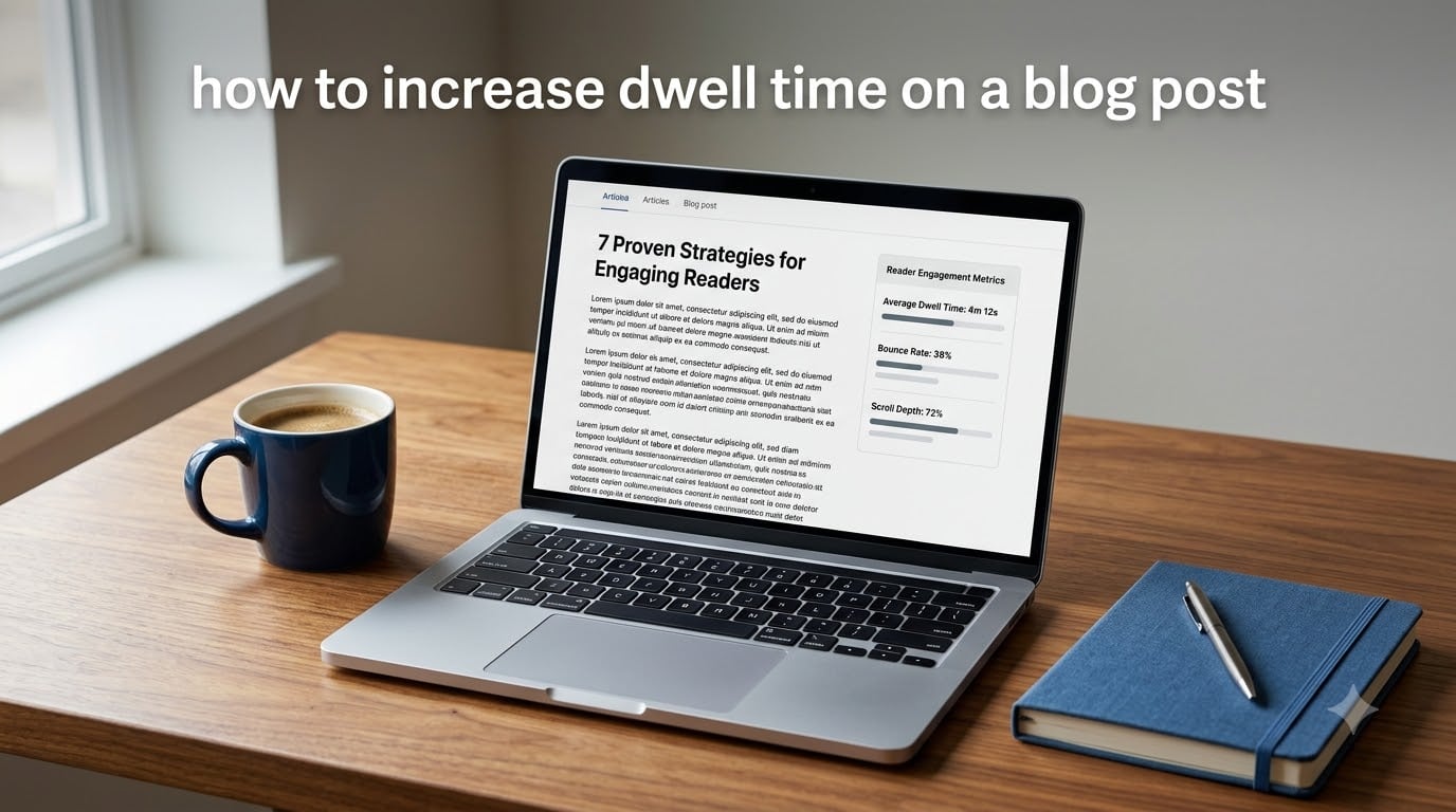 how to increase dwell time on a blog post