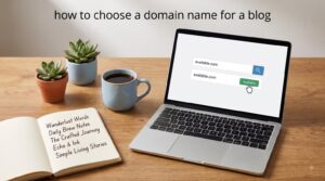 how to choose a domain name for a blog