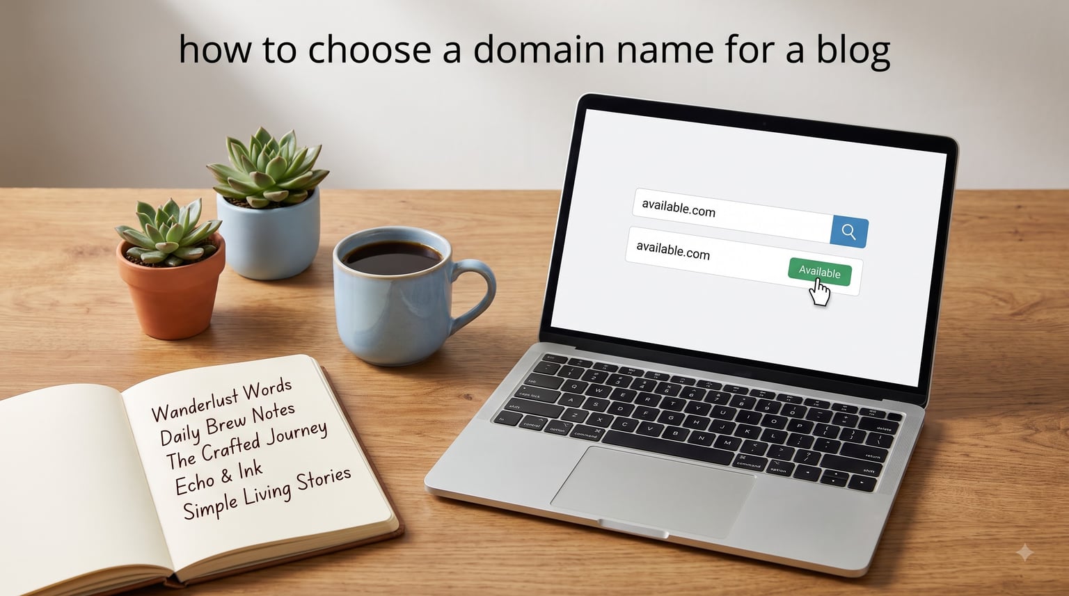 how to choose a domain name for a blog