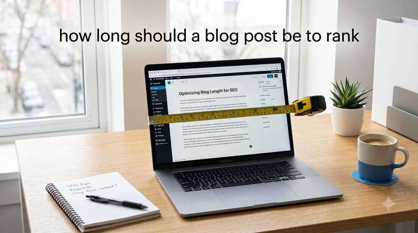 how long should a blog post be to rank