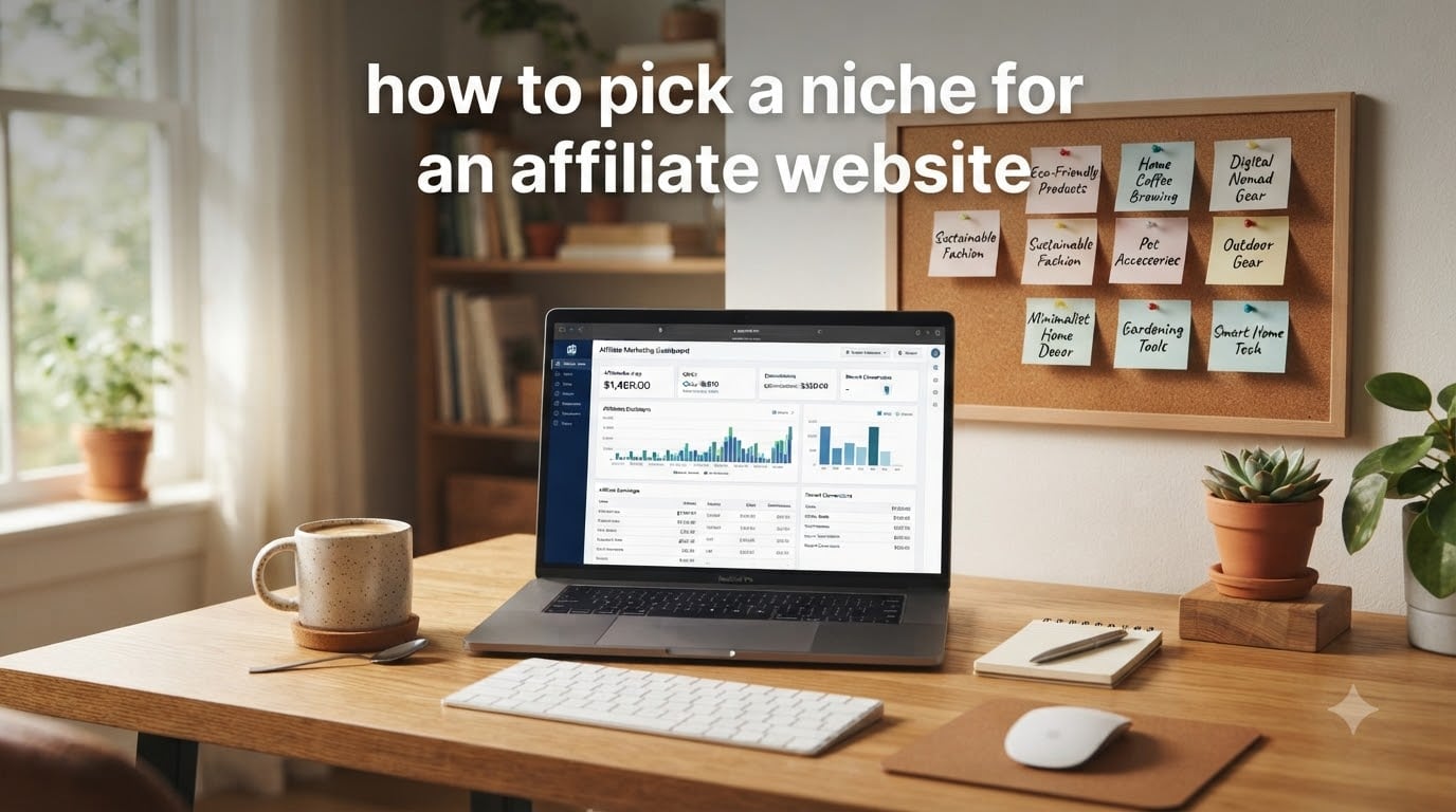 how to pick a niche for an affiliate website