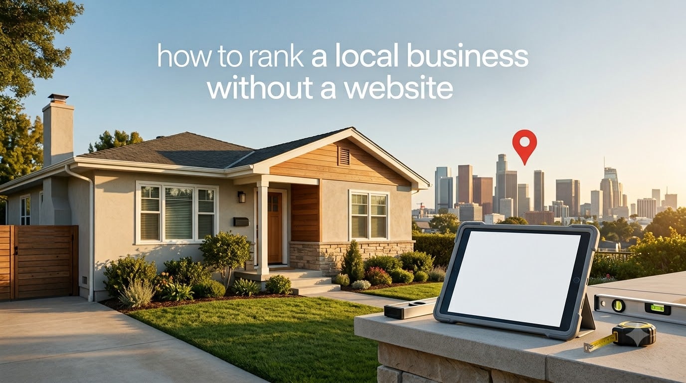 how to rank a local business without a website