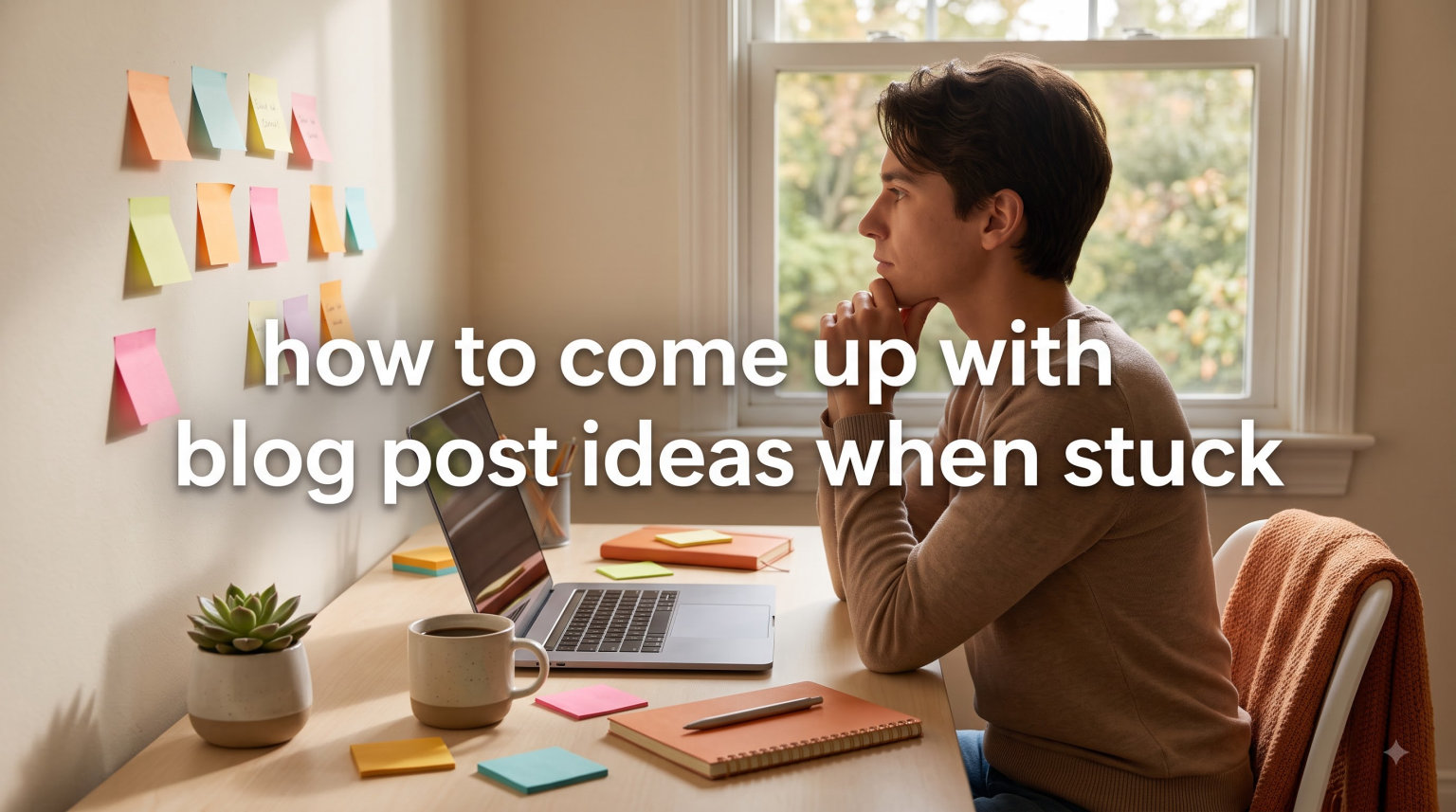 how to come up with blog post ideas when stuck