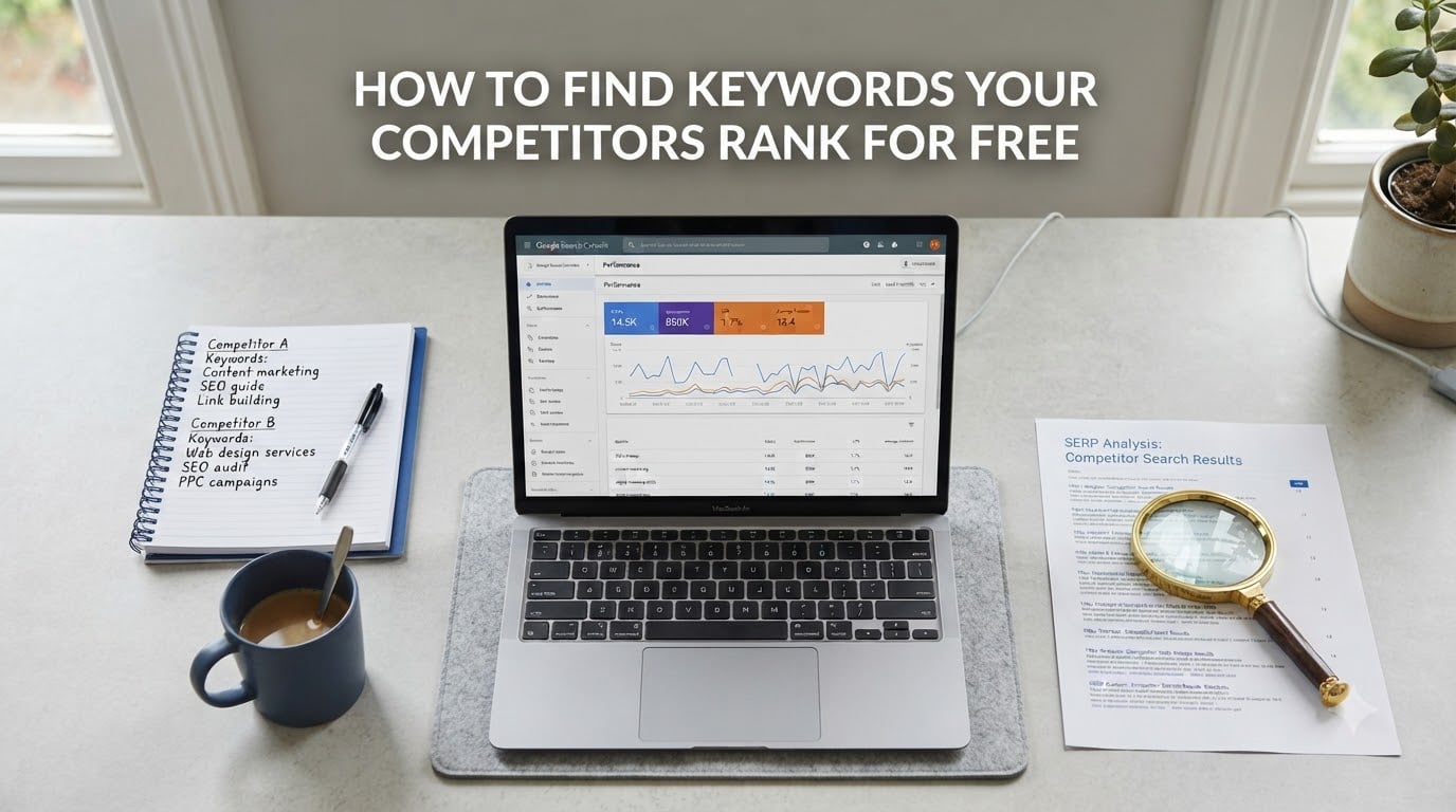 how to find keywords your competitors rank for free