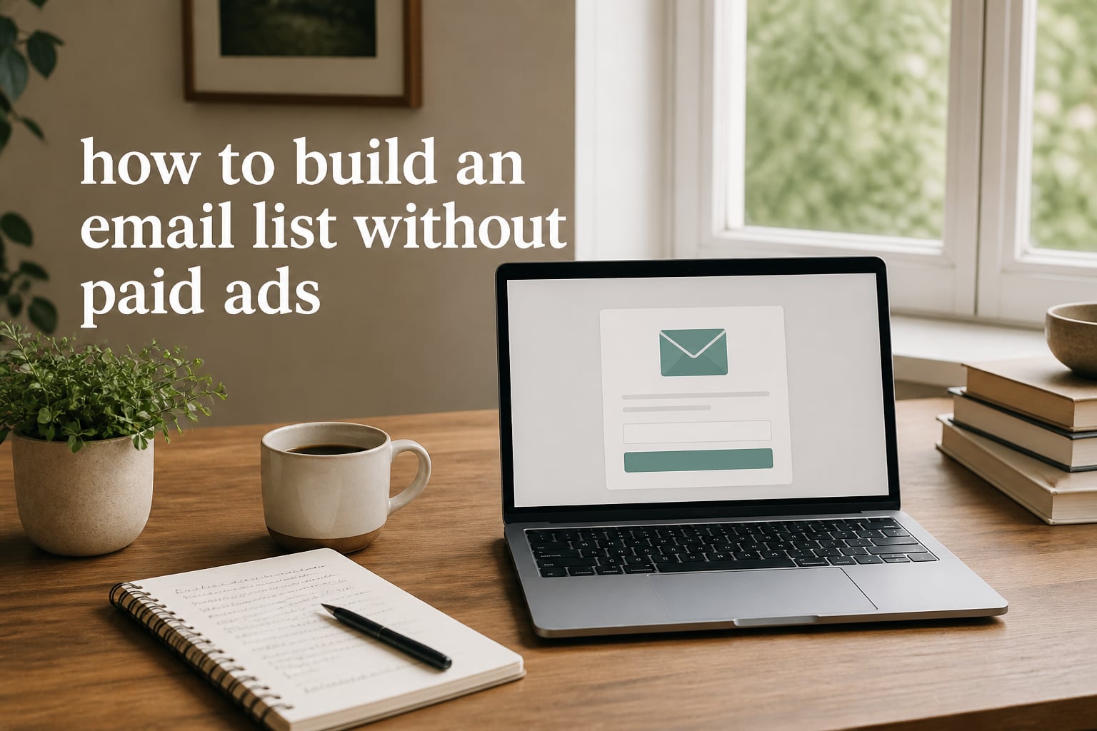 how to build an email list without paid ads