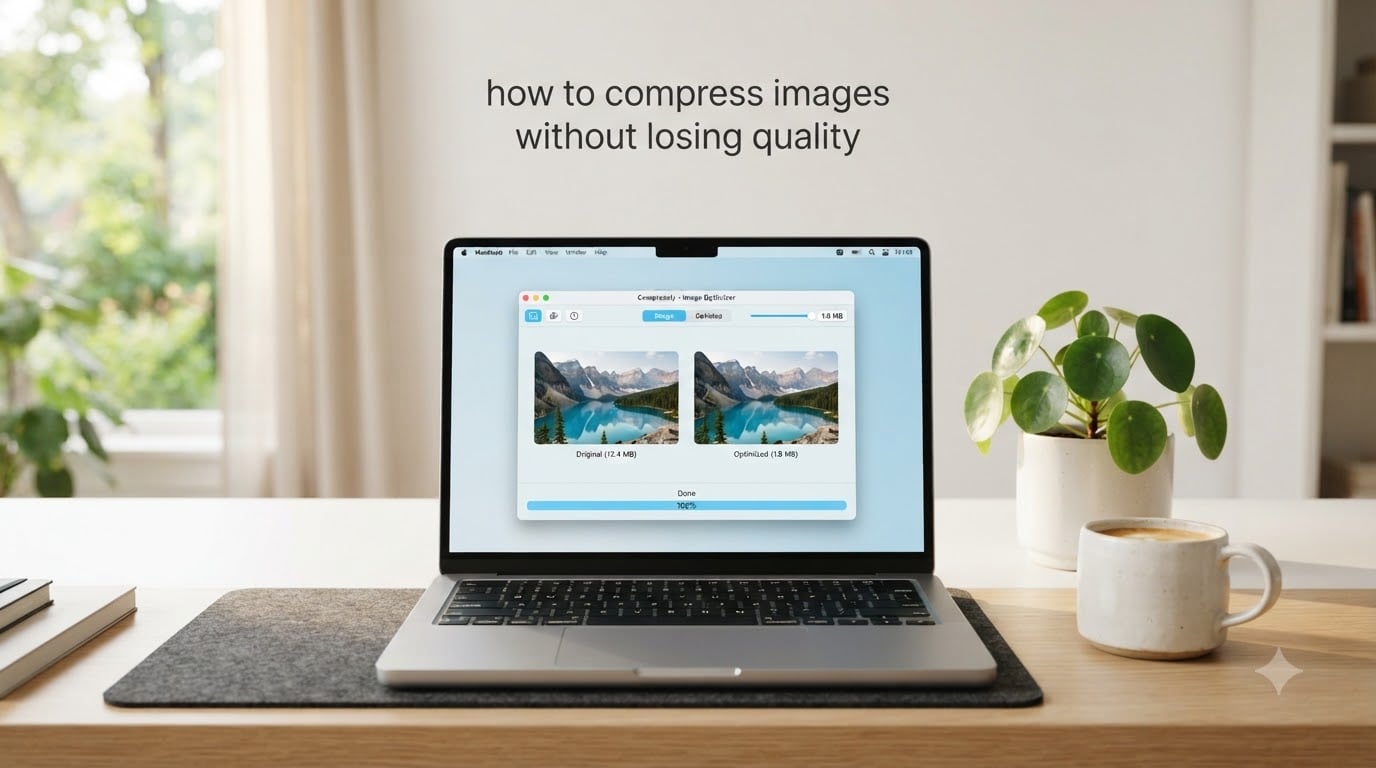 how to compress images without losing quality