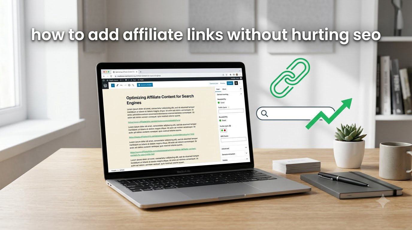 how to add affiliate links without hurting seo