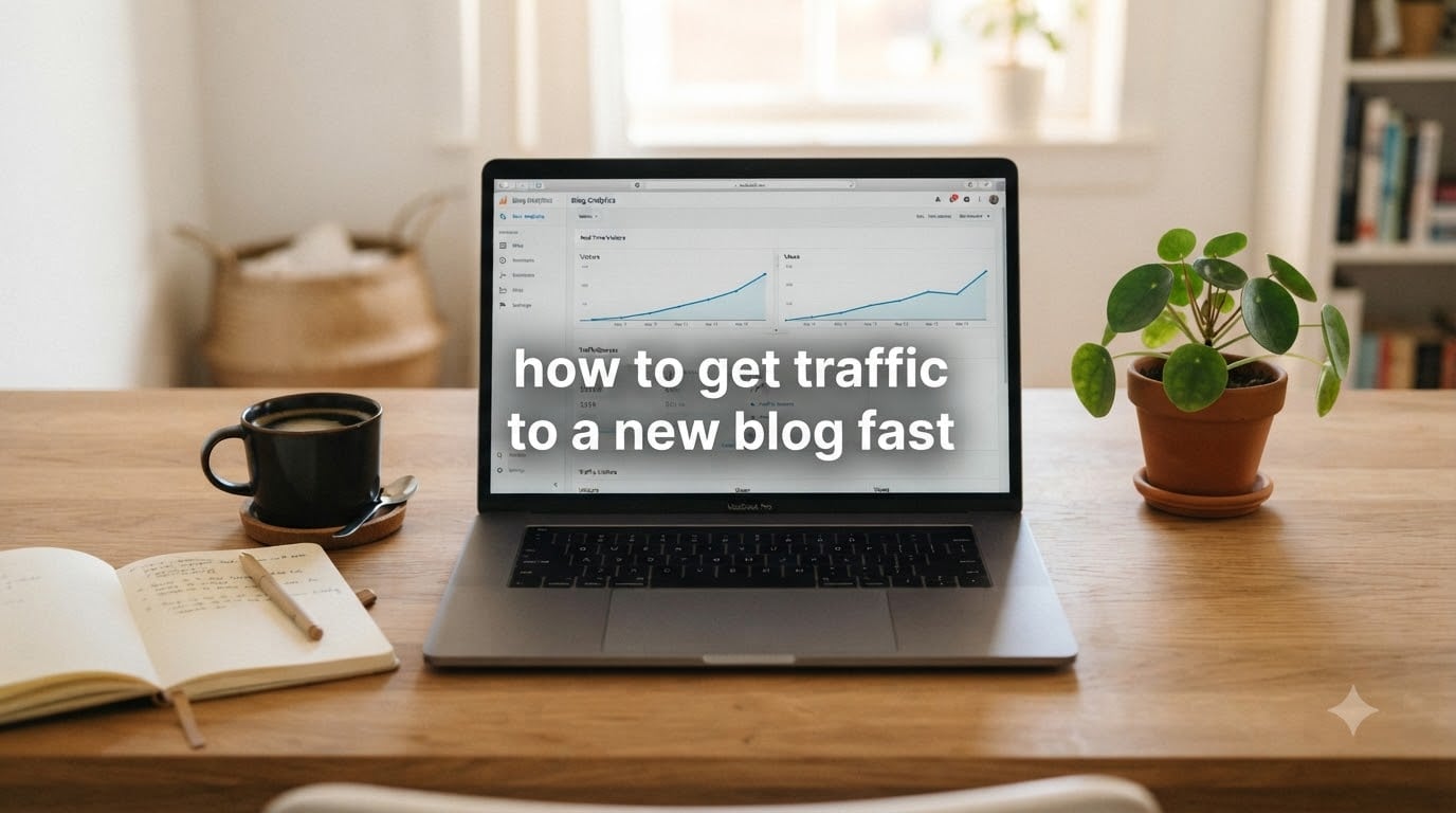how to get traffic to a new blog fast