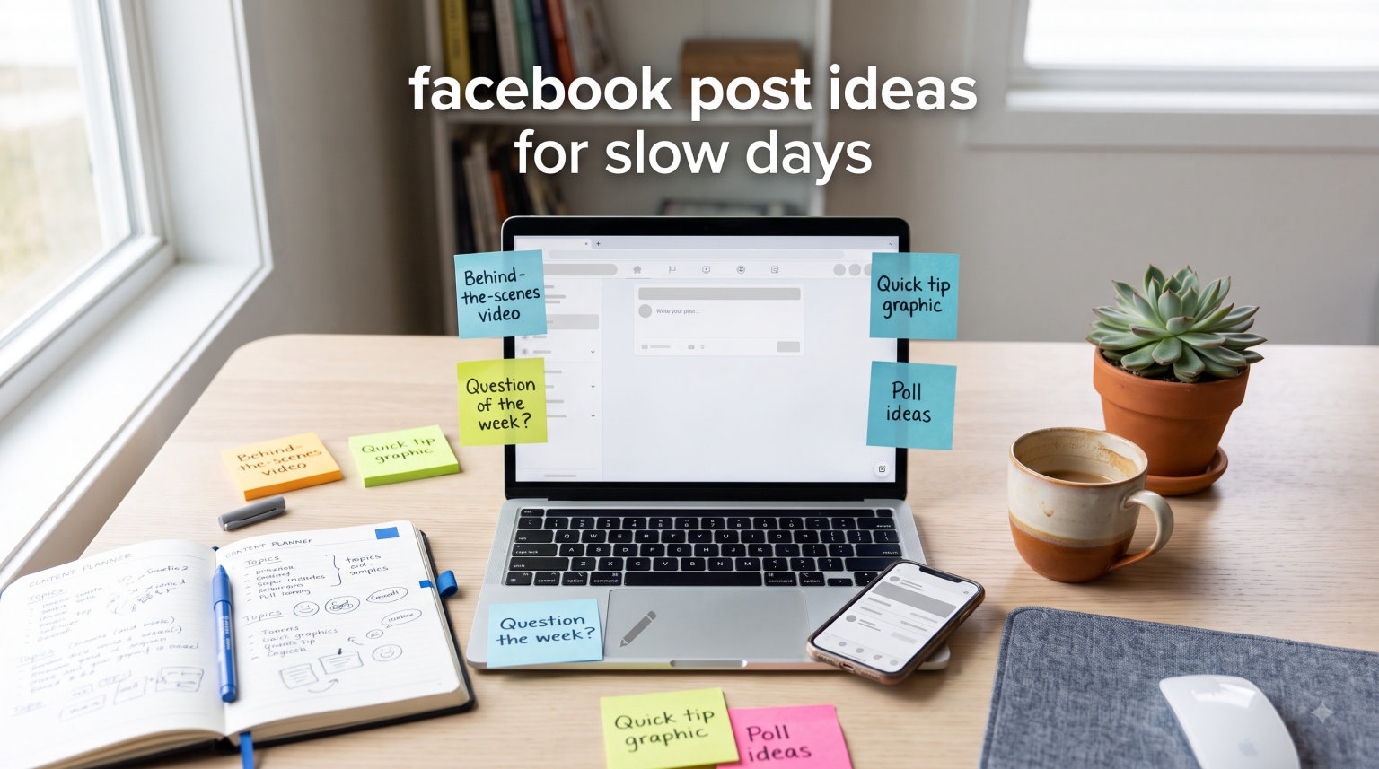 facebook post ideas for slow days