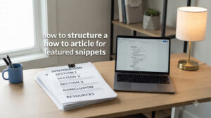 how to structure a how to article for featured snippets