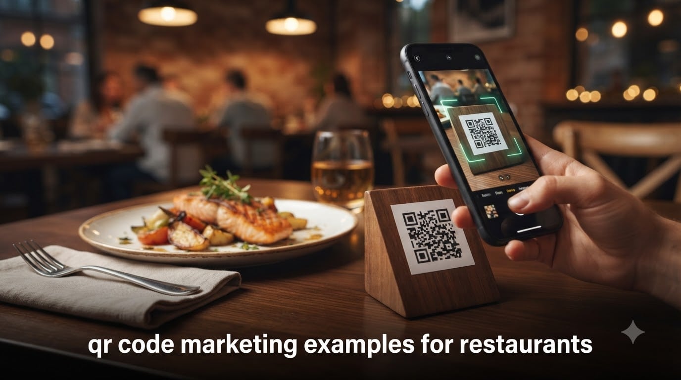 qr code marketing examples for restaurants