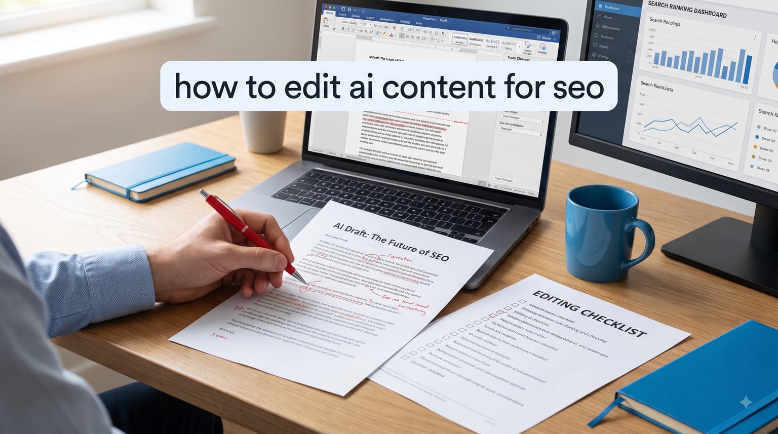 how to edit ai content for seo