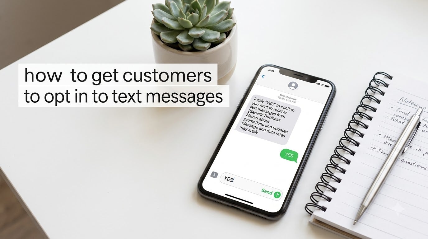how to get customers to opt in to text messages