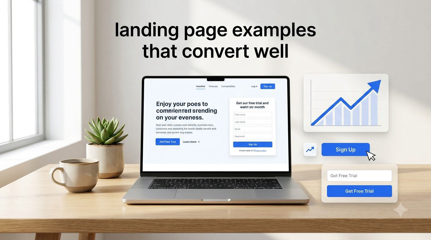 landing page examples that convert well
