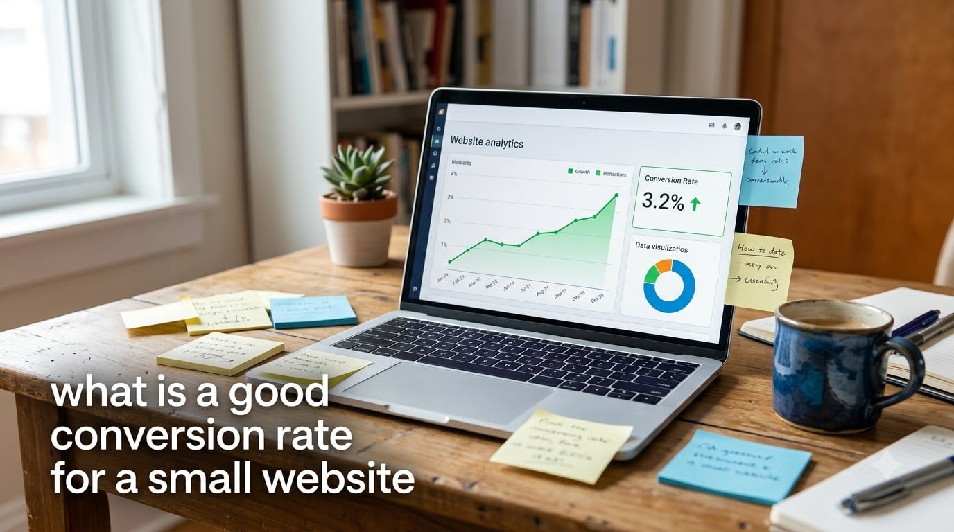 what is a good conversion rate for a small website
