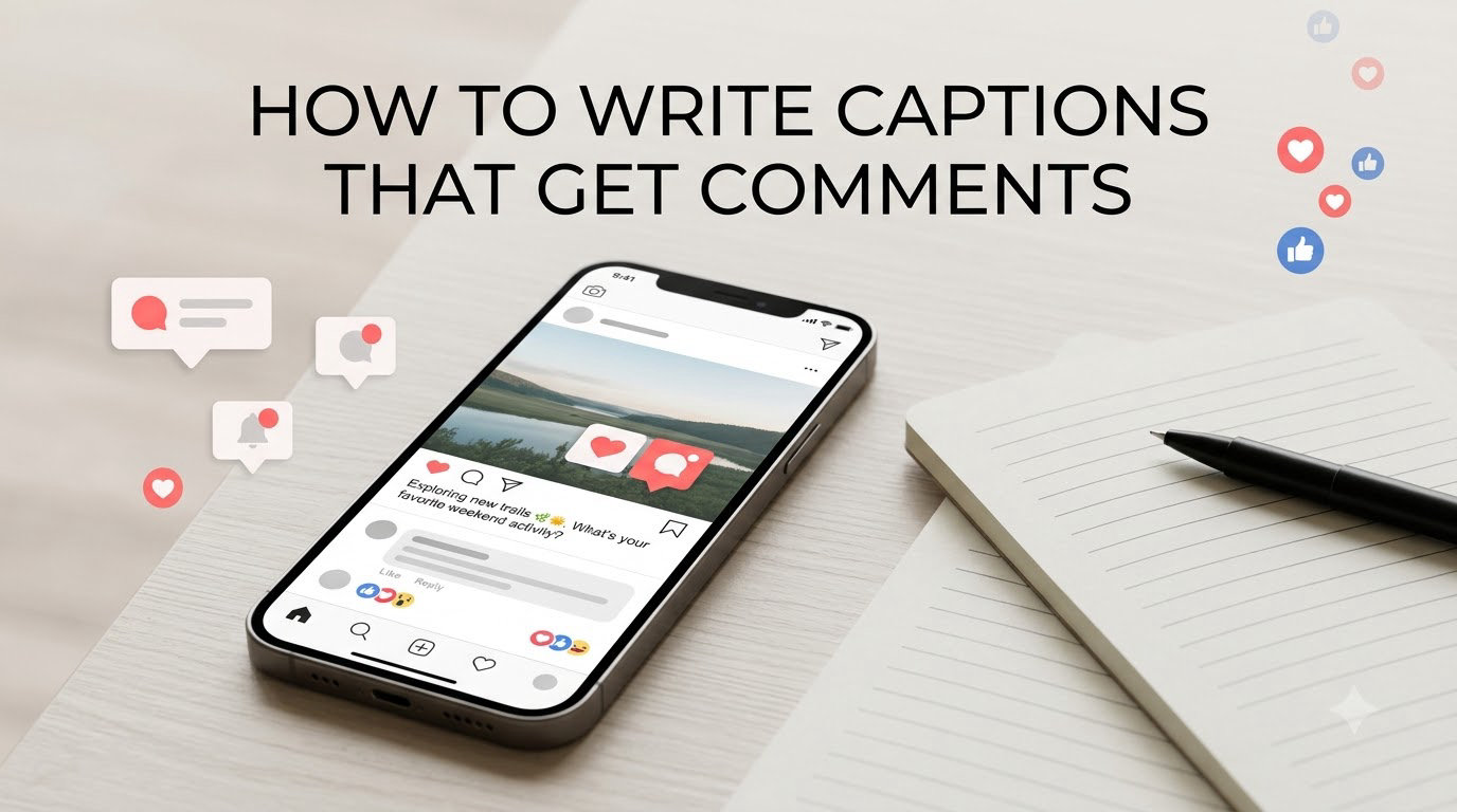 how to write captions that get comments