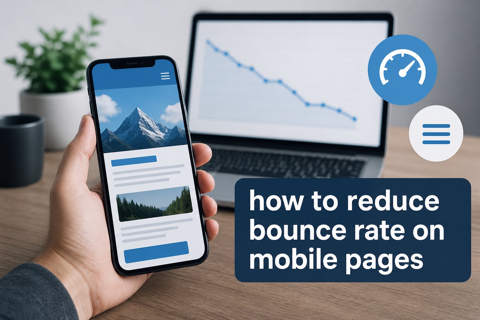 how to reduce bounce rate on mobile pages