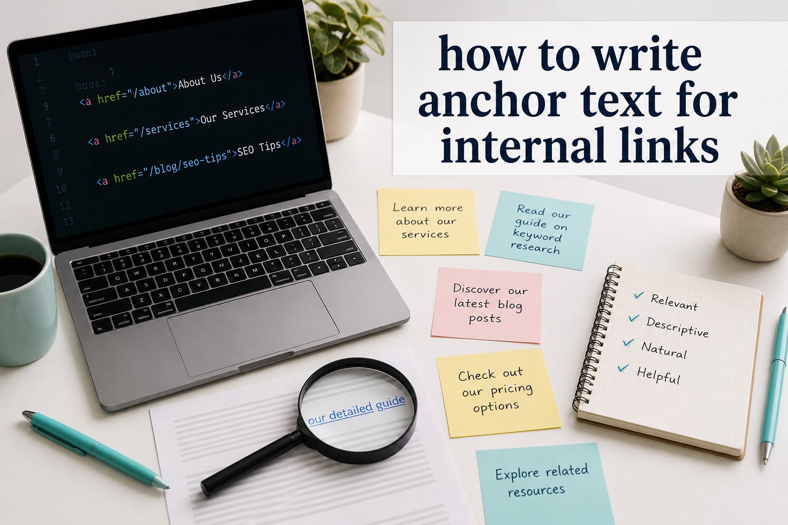 how to write anchor text for internal links