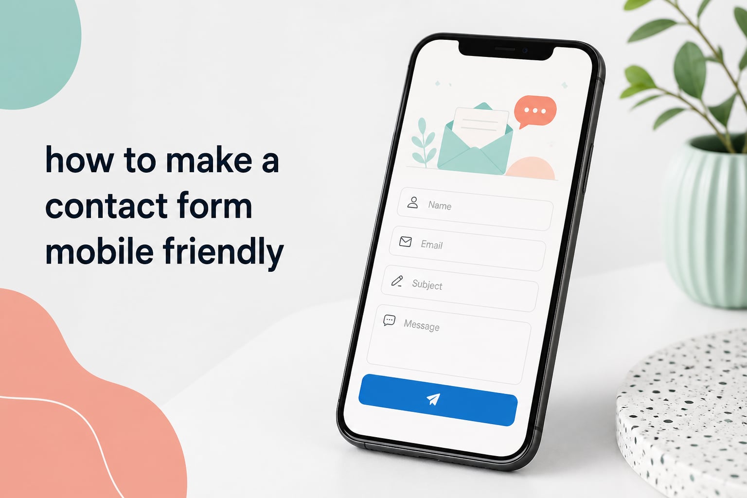 how to make a contact form mobile friendly