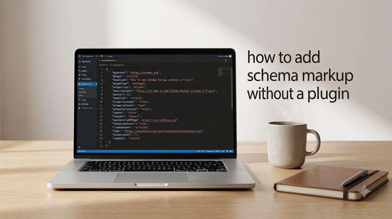 how to add schema markup without a plugin