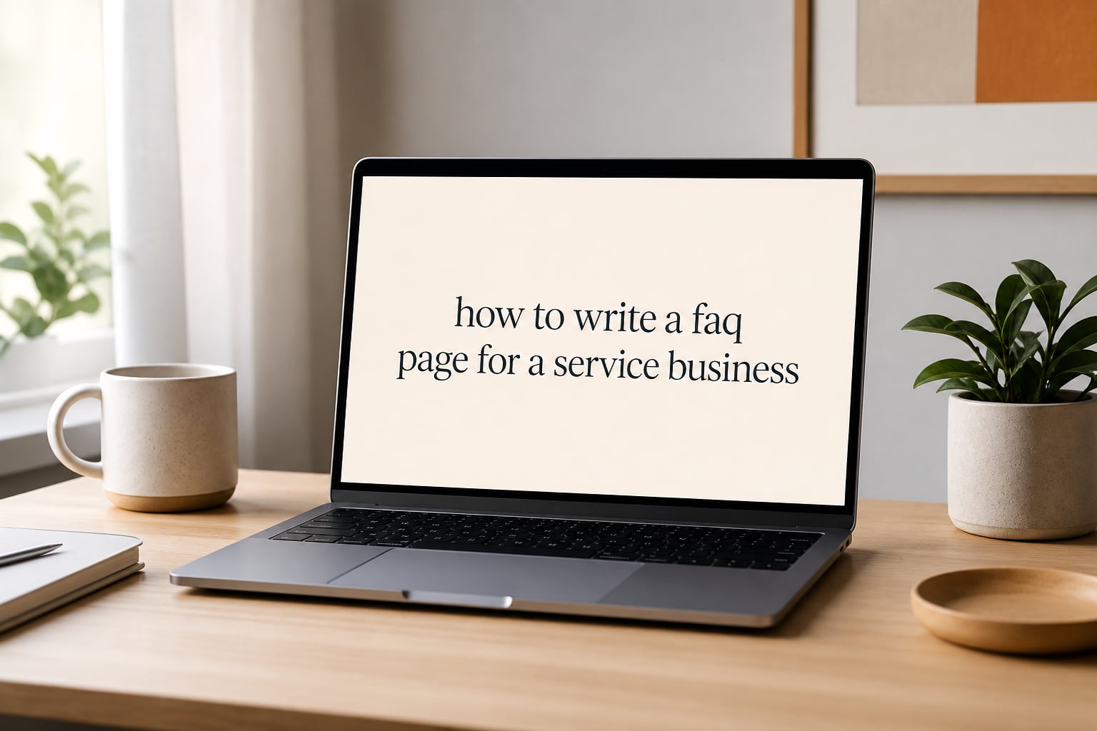 how to write a faq page for a service business