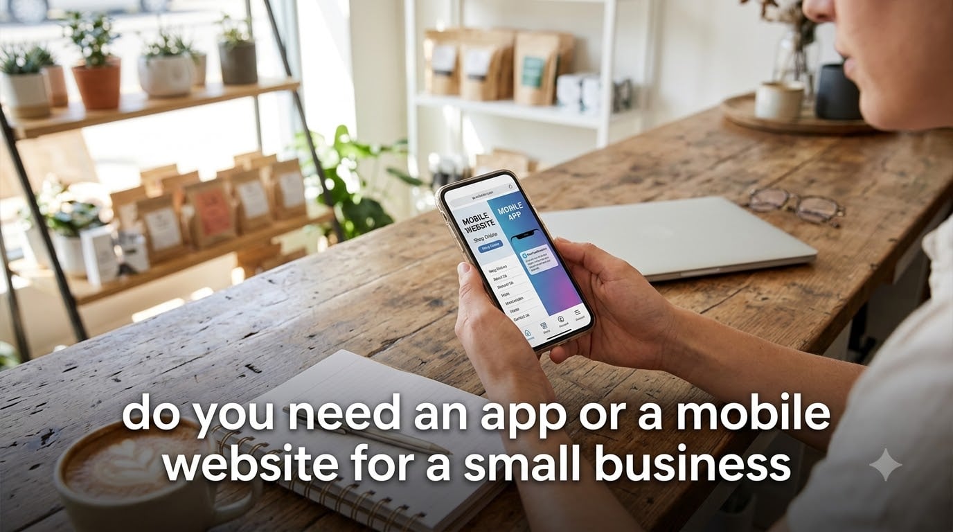 do you need an app or a mobile website for a small business