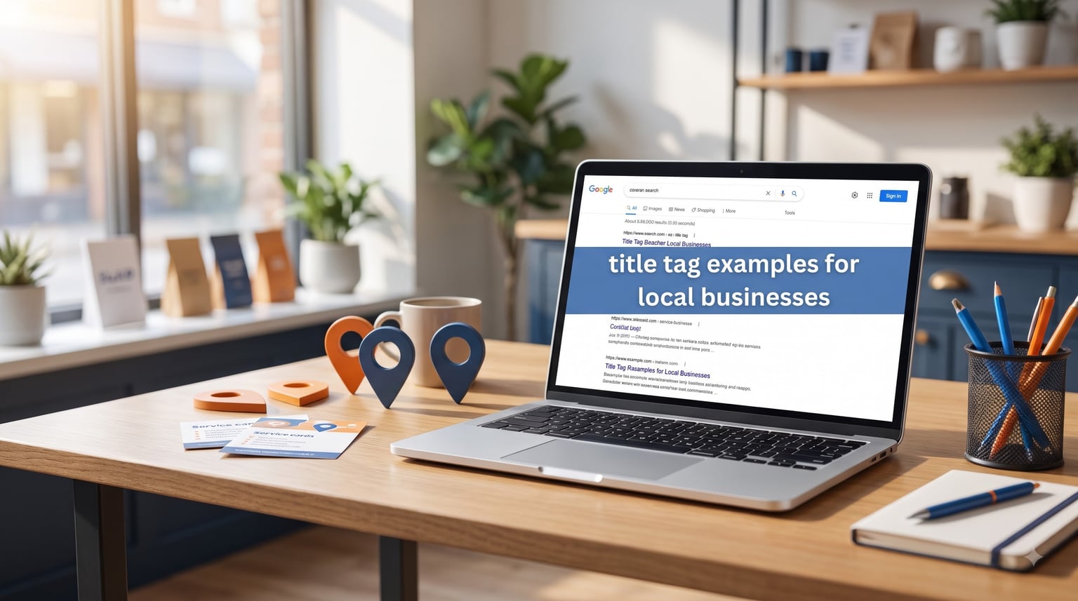 title tag examples for local businesses