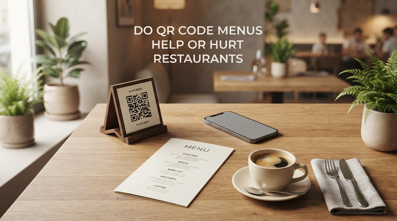 do qr code menus help or hurt restaurants