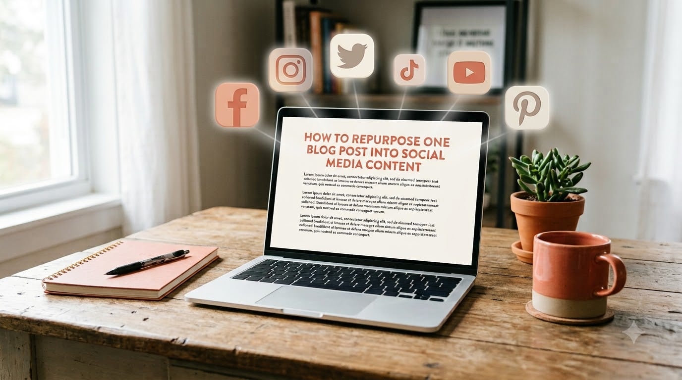 how to repurpose one blog post into social media content