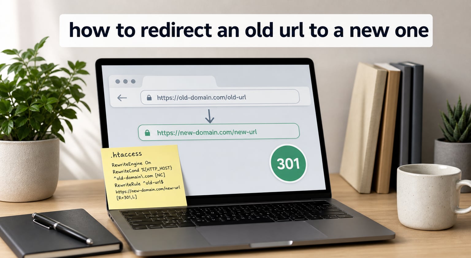 how to redirect an old url to a new one