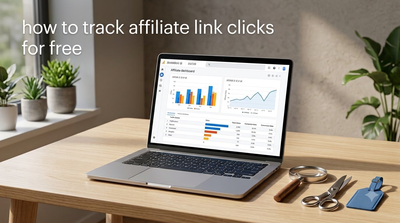 how to track affiliate link clicks for free