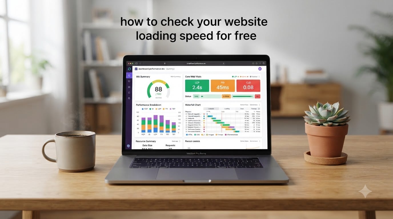 how to check your website loading speed for free