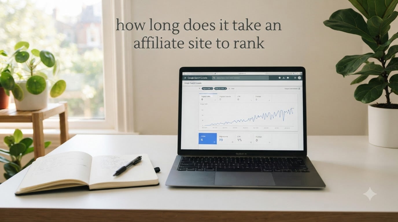 how long does it take an affiliate site to rank