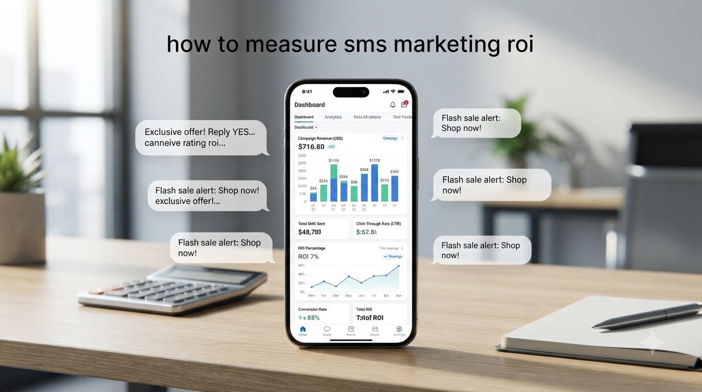 how to measure sms marketing roi