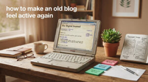 how to make an old blog feel active again