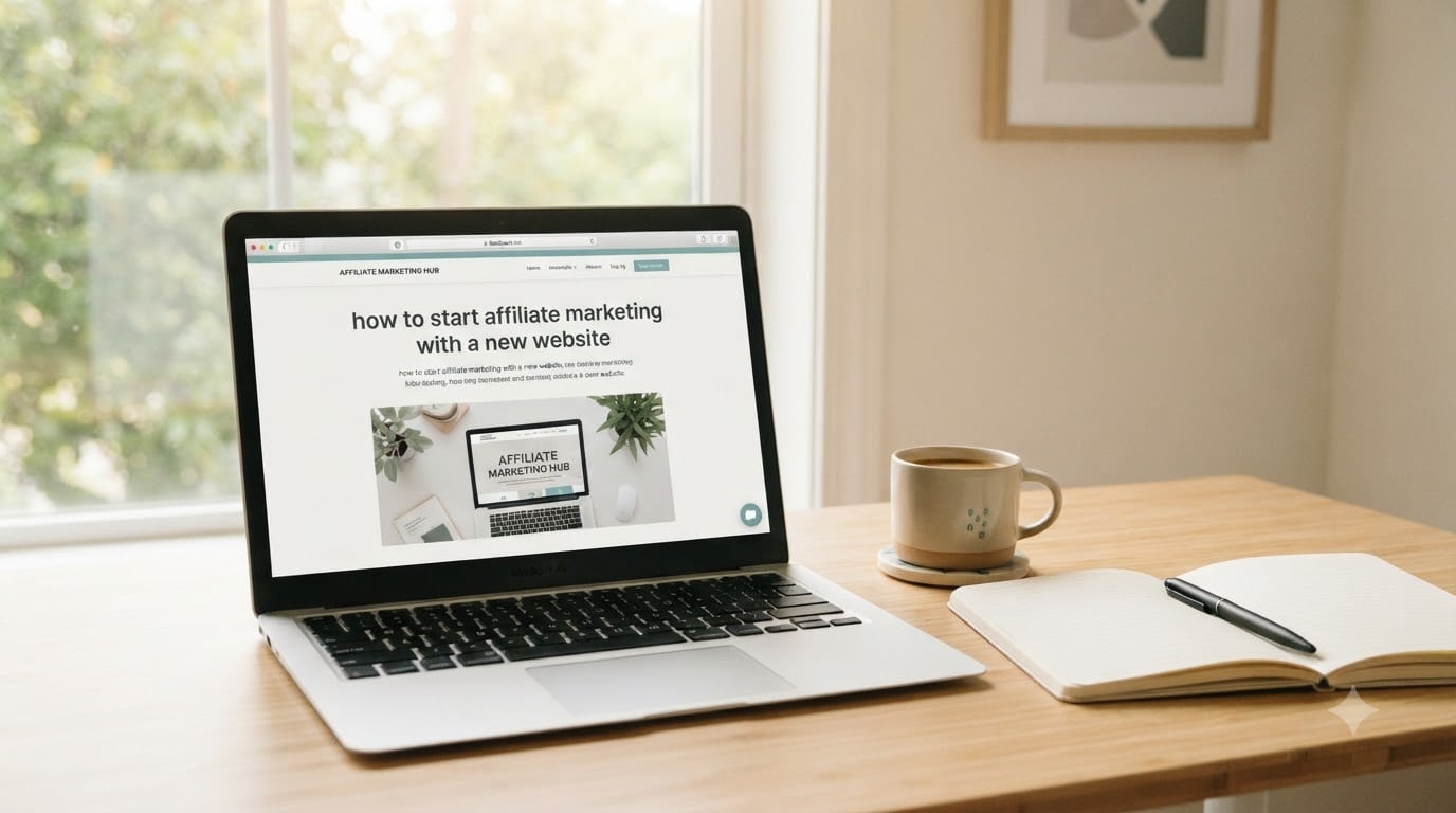 how to start affiliate marketing with a new website