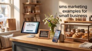 sms marketing examples for small business