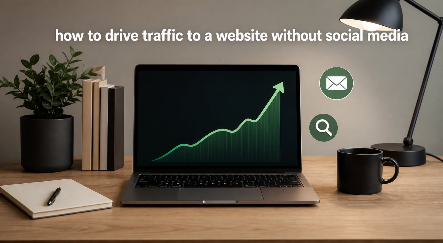 how to drive traffic to a website without social media